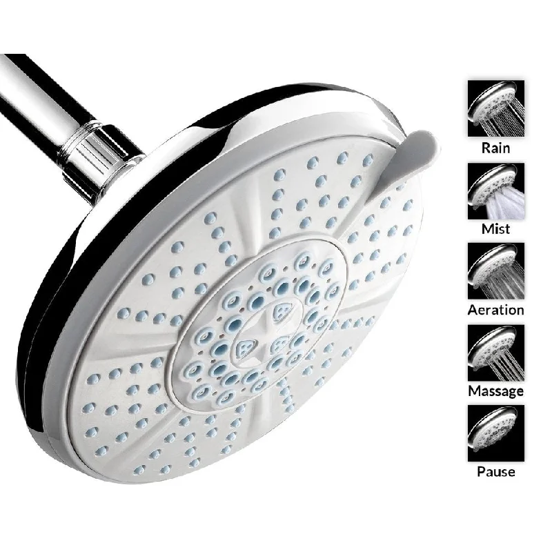 A-Flow 5-function Luxury 6-inch Showerhead