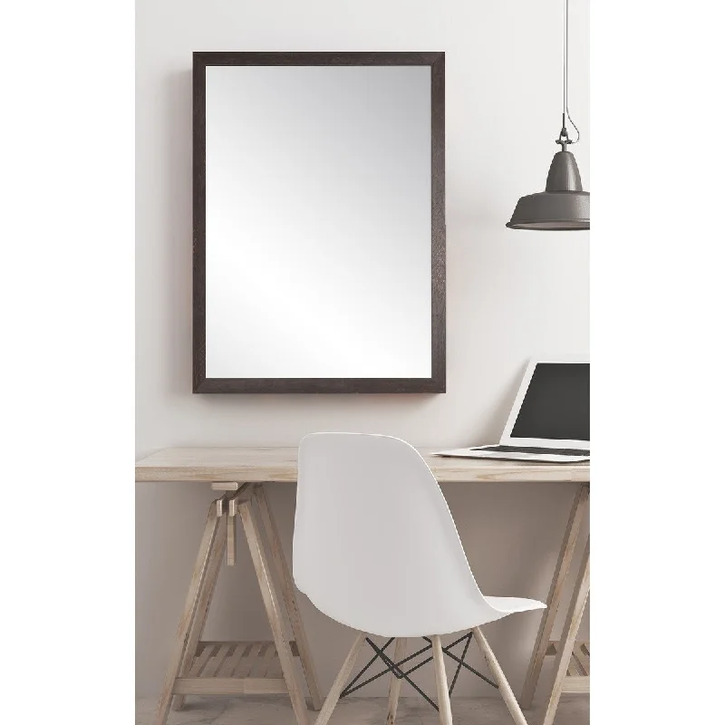 Ash Brown Farmhouse Accent Mirror