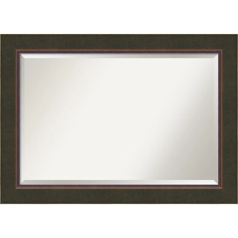 Bathroom Mirror Extra Large, Milano Bronze 43 x 31-inch - 30.38 x 42.38 x 1.149 inches deep