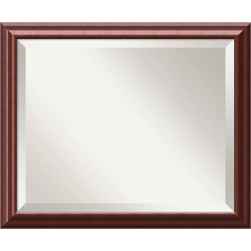 Borneo Walnut Wall Mirror - Medium 23 x 19-inch