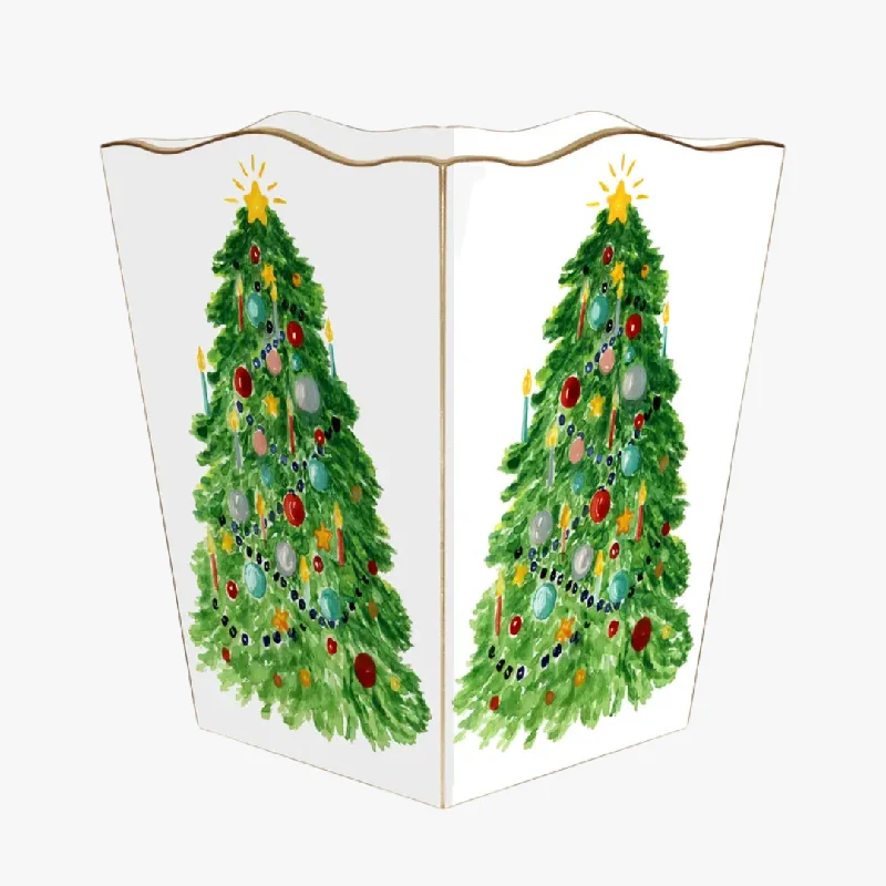 Christmas Tree Wastebasket