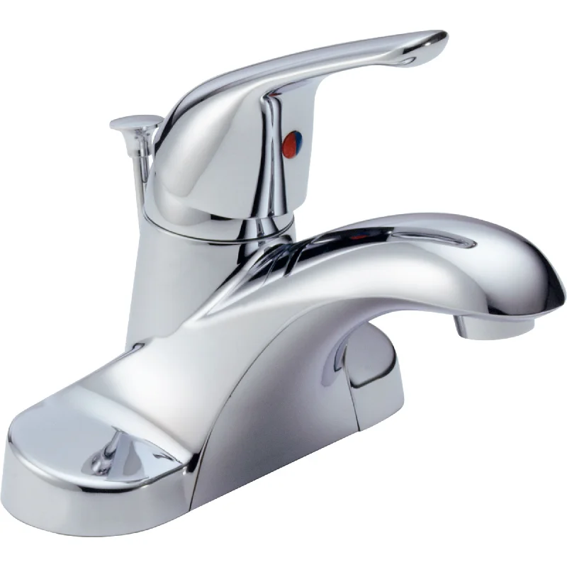 Delta Foundations Chrome 4" Centerset Single Handle Lavatory Faucet 542554