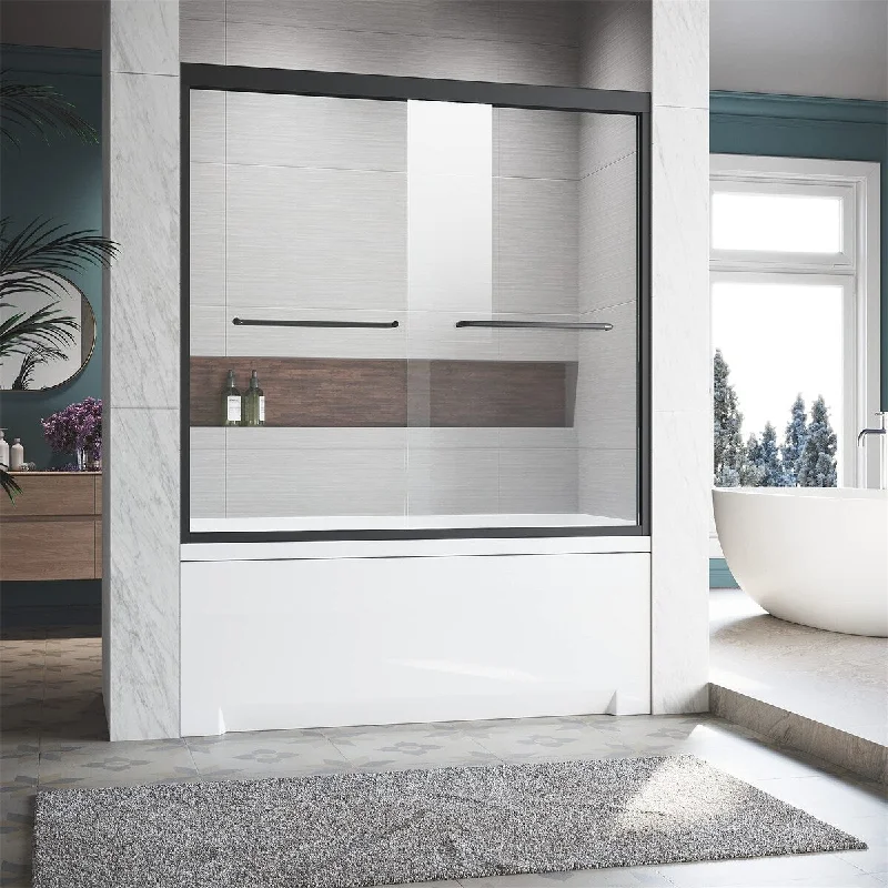 Double Sliding Shower Glass Door