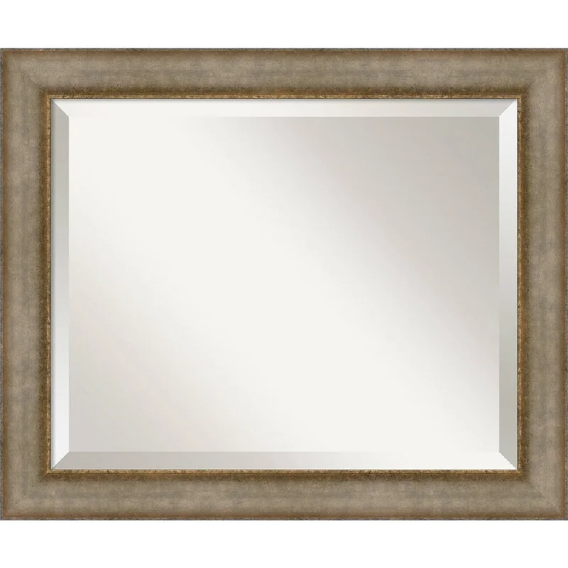 Egyptian Silver Wall Mirror - Medium 24 x 20-inch