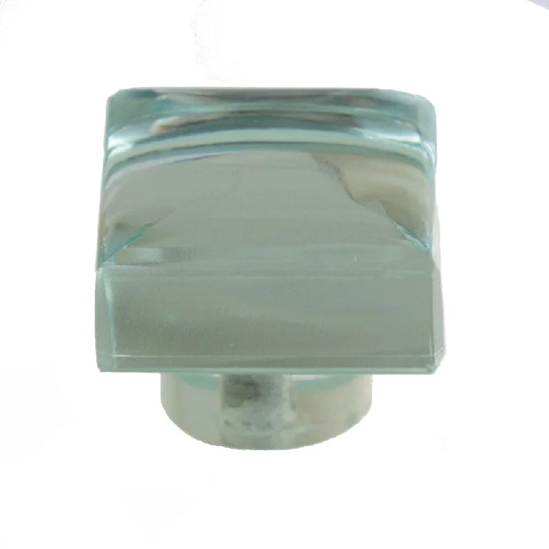 GlideRite 1.188 inch Modern Square Mirror Glass Cabinet Knobs (Pack of 10 or 25)