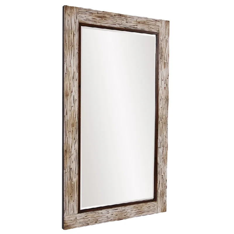 Howard Elliot Collection Allan Andrews Jasper Walnut Wood Wall Mirror