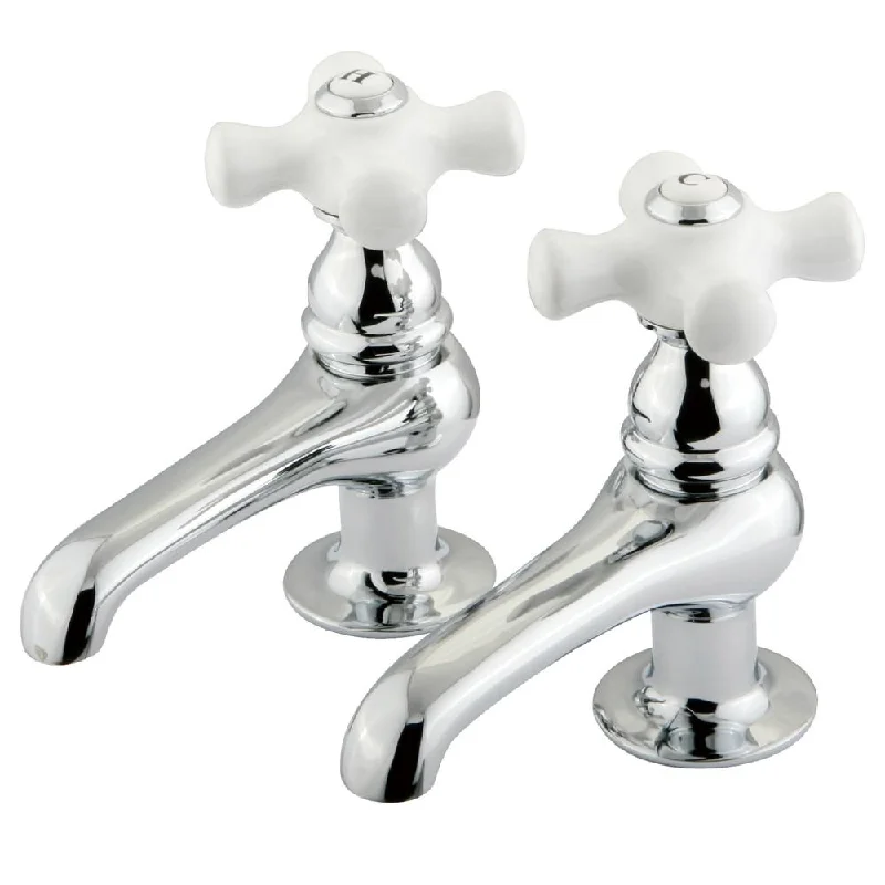 Kingston Brass Chrome Basin Sink Vintage Style Bathroom Faucet KS3201PX