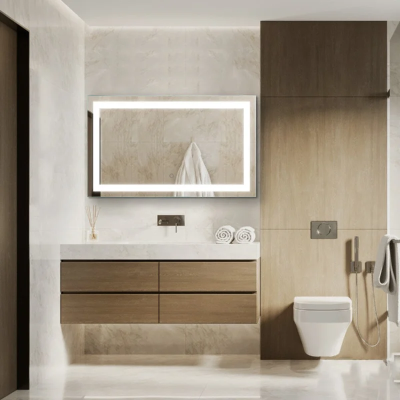 LED Lighted Bathroom Wall Mounted Mirror