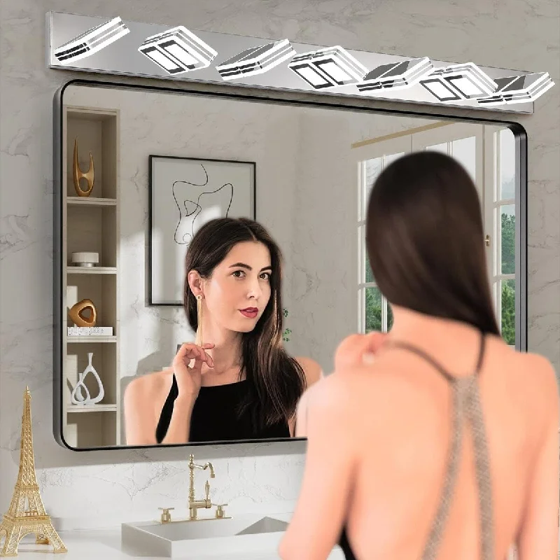 LED Modern Lights 7-Lights Acrylic Makeup Mirror Light - 45.30"L * 4.72"W * 4.33"H