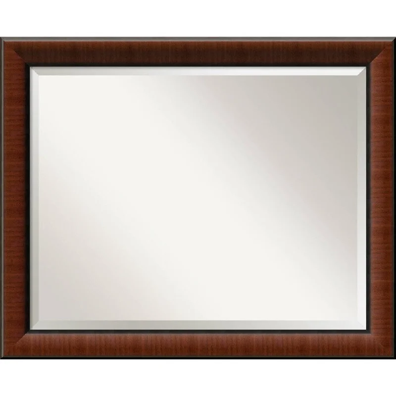 Northern Mahogany Wall Mirror - Large 32 x 26-inch