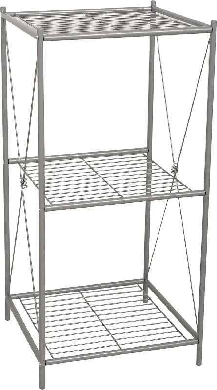 Toilet Storage, Metal Bathroom Spacesaver with 3 Shelves,Easy Assembly, 23.25 x 64.7"