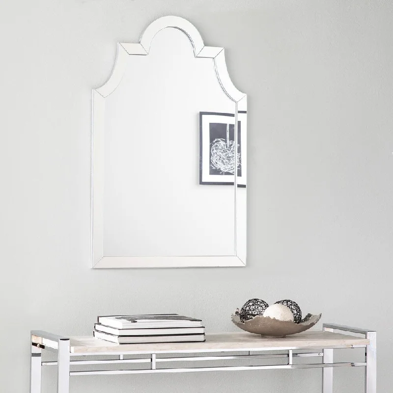 SEI Furniture Mackavel Frameless Arched Wall Mirror