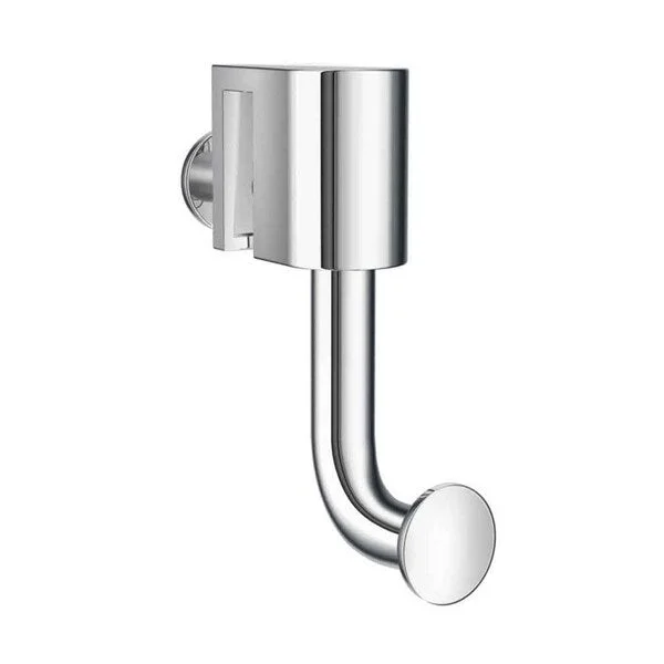 Smedbo No Drill Hook for Glass Shower Panel in Polished Chrome Finish