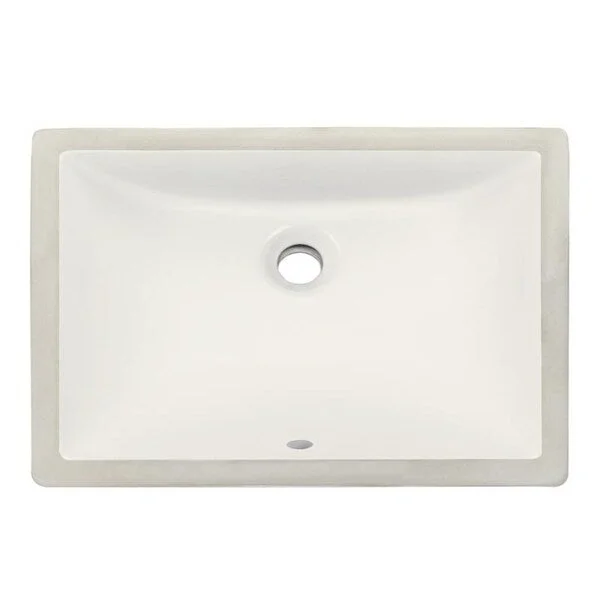 Ticor Almond Vitreous Porcelain Bathroom Sink