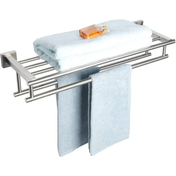 Towel Rack,with Double Towel Bars,24 Inch