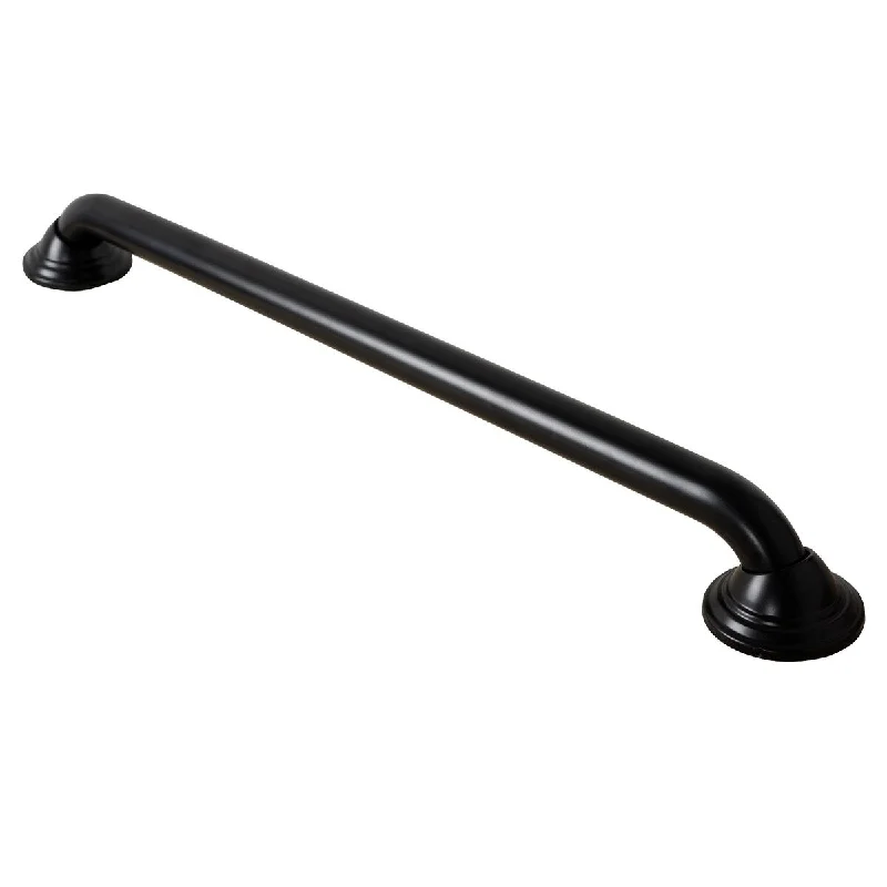 Utopia Alley Decorative Shower Safety Grab Bar, Black, 24"