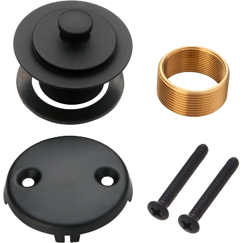 Bathtub Tub Drain Conversion Kit Assembly, Lift and Turn Twist Tub Drain Trim Kit