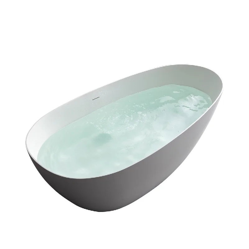 Small Size Solid Surface Stone Bathroom Freestand Bathtub