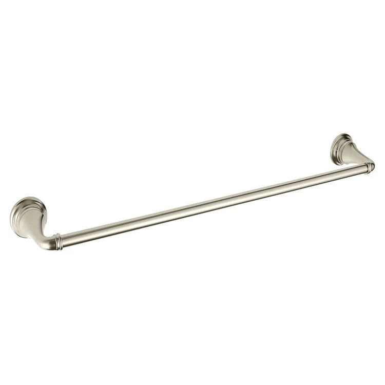 Towel Bar Aspirations 18 Inch Brushed Nickel Metal 3-3/4 Inch Wall Mount