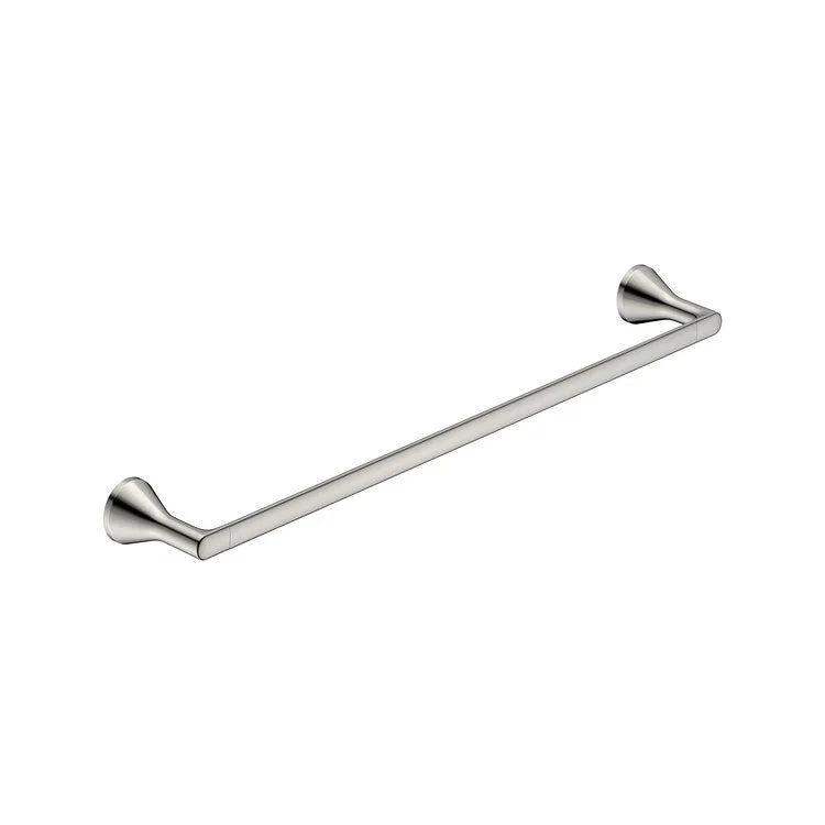 Towel Bar Aspirations 24 Inch Brushed Nickel Metal 3-3/4 Inch Wall Mount