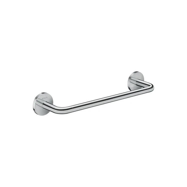 Towel Bar Universal Circular 12 Inch Single Chrome Metal