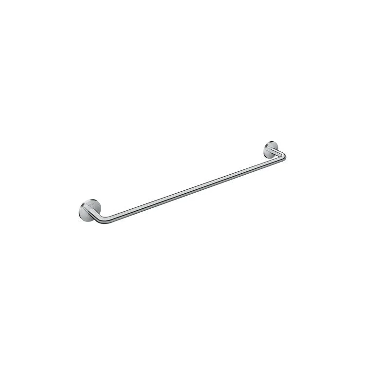 Towel Bar Universal Circular 24 Inch Single Chrome Metal