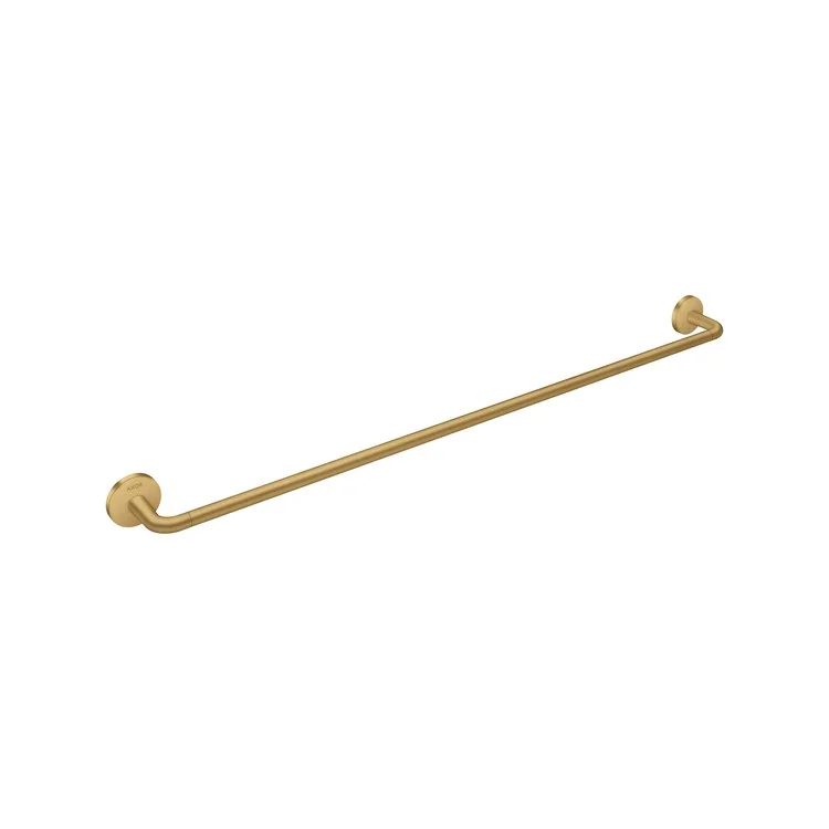 Towel Bar Universal Circular 30 Inch Single Brushed Gold Optic Metal