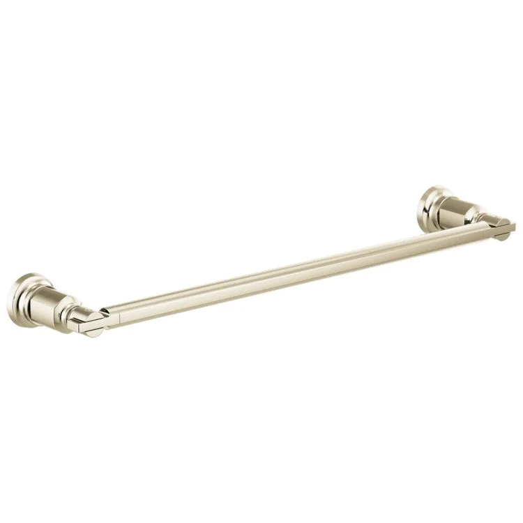 Towel Bar Invari 18 Inch Brilliance Polished Nickel Metal 3-9/16 Inch Wall Mount