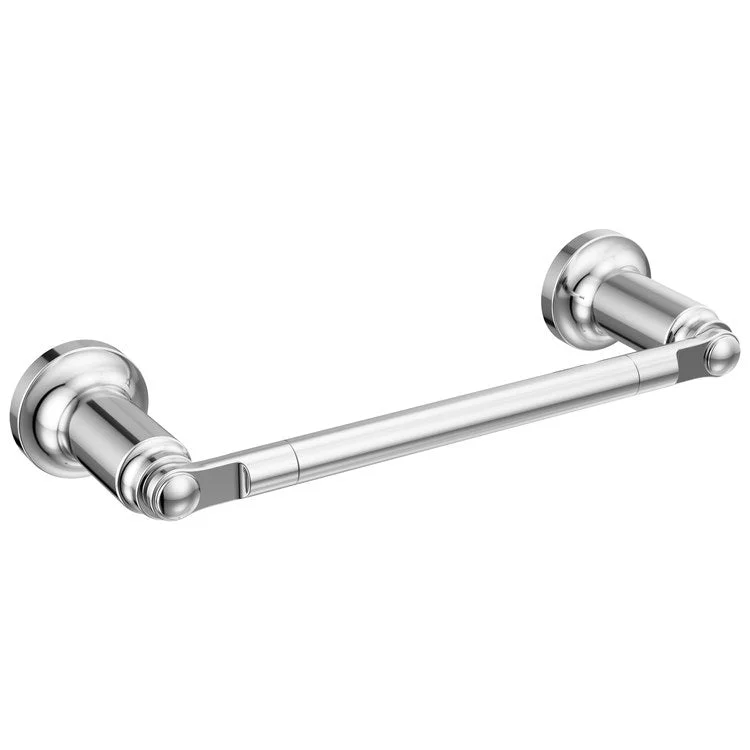 Towel Bar 8 Inch Chrome Brass 3-1/8 Inch Wall Mount