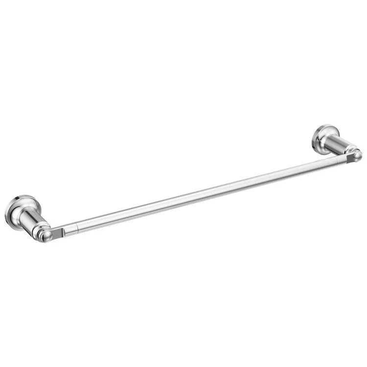 Towel Bar 18 Inch Chrome Brass 3-1/8 Inch Wall Mount