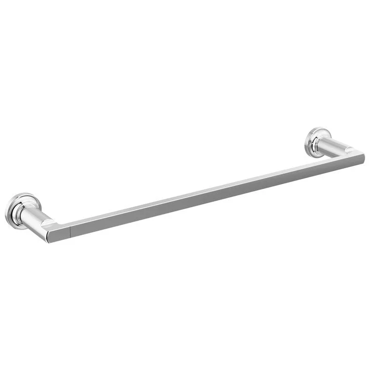 Towel Bar Tetra 18 Inch Chrome Brass 3-1/2 Inch Wall Mount