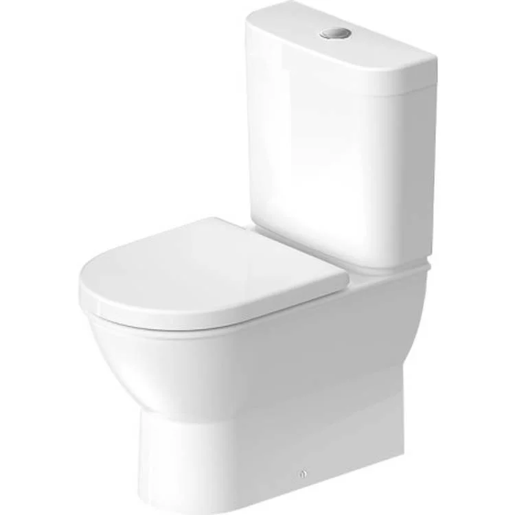 Toilet Bowl Darling New Elongated Close Coupled 1 Piece White 16-3/8 Inch 1.6 Gallons per Flush Ceramic 24-3/4 Inch