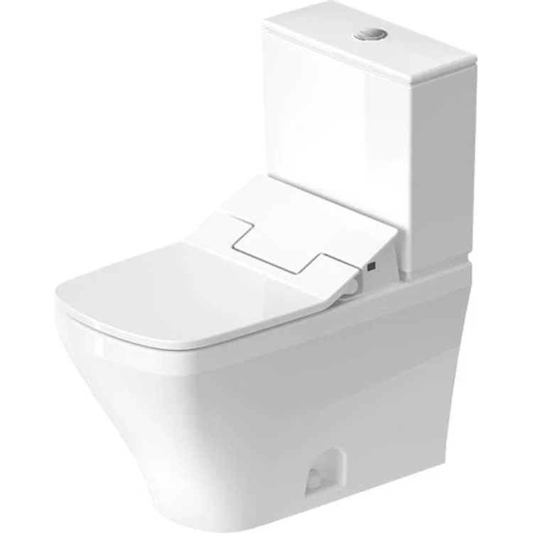 Toilet DuraStyle 2 Pieces for SensoWash without Tank White Elongated 16-3/8 Inch 1.28 Gallons per Flush Single Ceramic