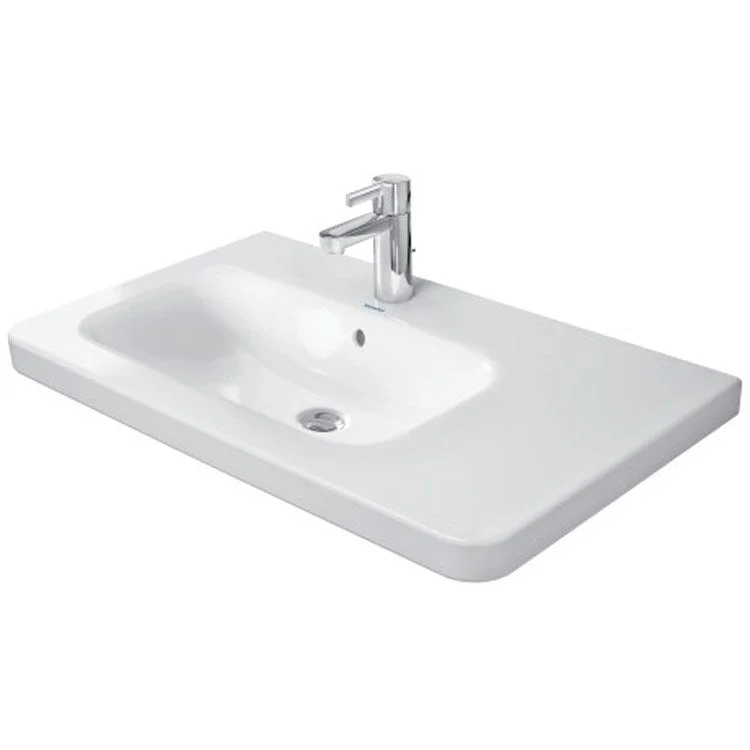 Lavatory Sink DuraStyle Wall Mount with Overflow 18-7/8 x 31-1/2 Inch Rectangle White 1 Hole