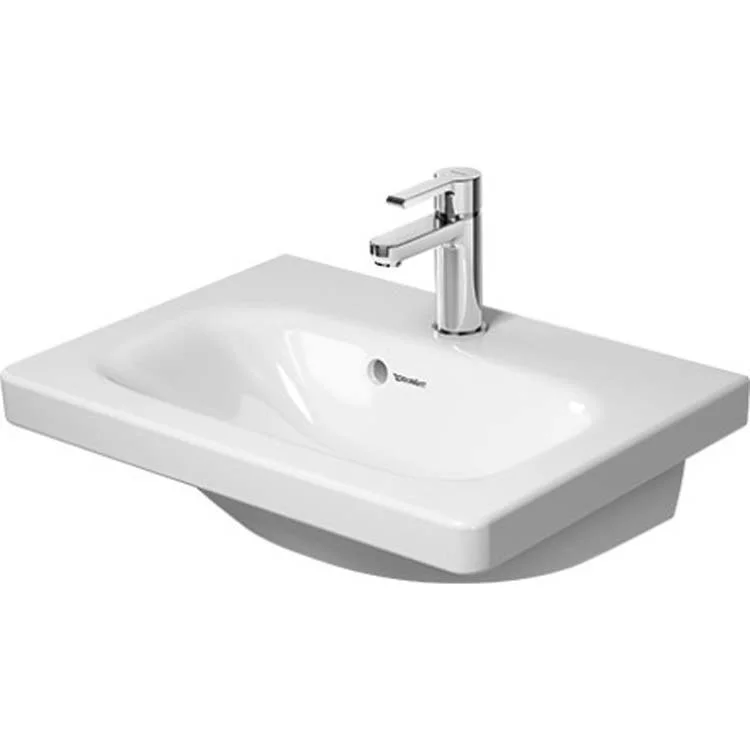 Lavatory Sink DuraStyle Wall Mount with Overflow 21-5/8 x 15-3/4 Inch 7-7/8 Inch Spread Rectangle White 3 Hole