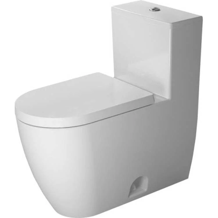 Toilet ME by Starck 1 Piece with Seat White Elongated 16-1/2 Inch 1.32 Gallons per Flush 12 Inch Rough-In Ceramic