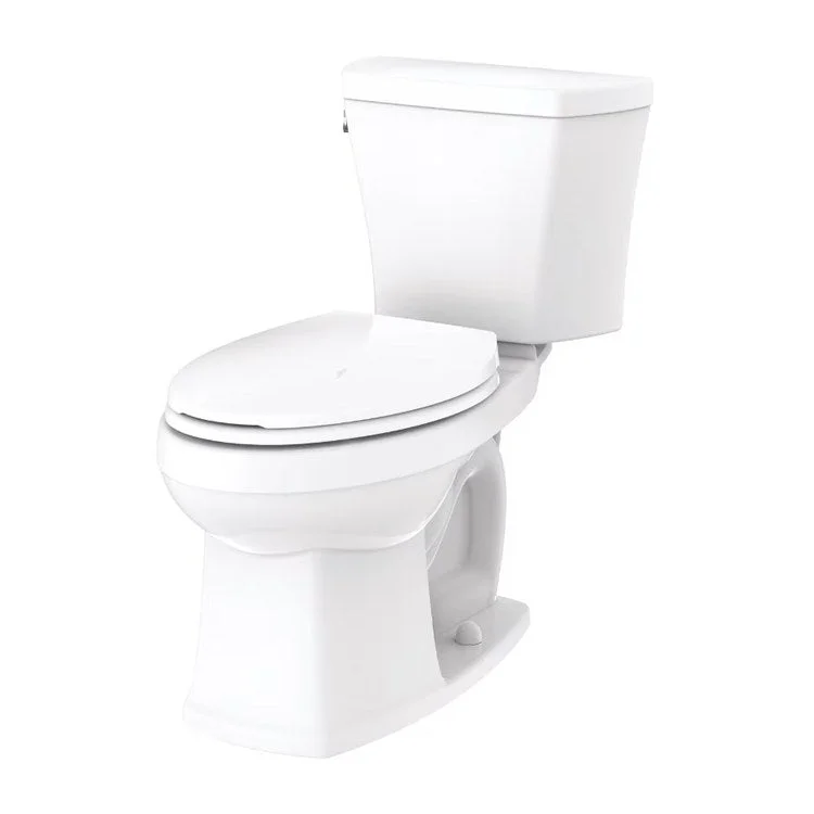 Toilet Bowl Avalanche Elongated White 1.28/1.6 Gallons Per Flush