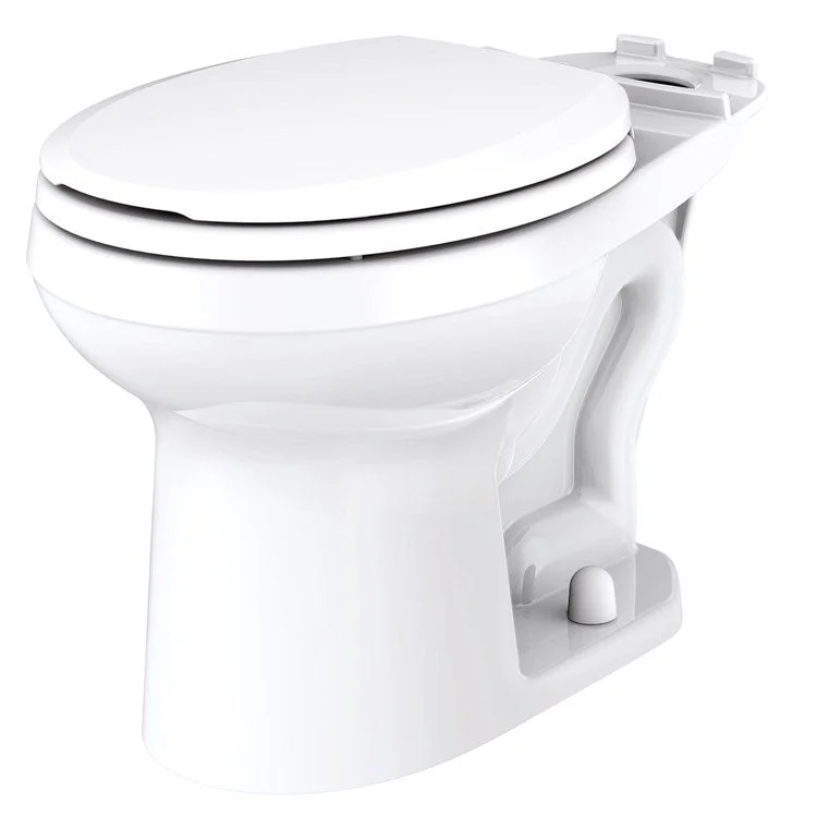 Toilet Bowl Viper Round Front White 1.6/1.28 Gallons Per Flush