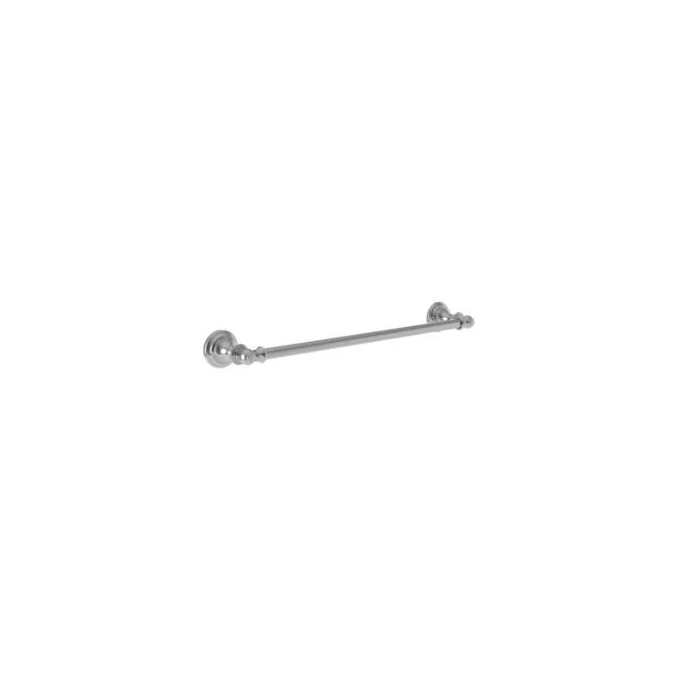 Towel Bar Pavin 18 Inch Single Polished Chrome Brass 3-3/8 Inch Extension from Wall