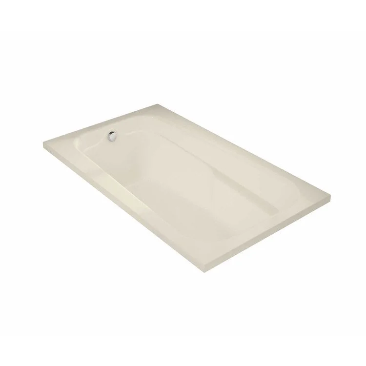 Tub Tempest 60 x 36 Inch Alcove End Bone Acrylic