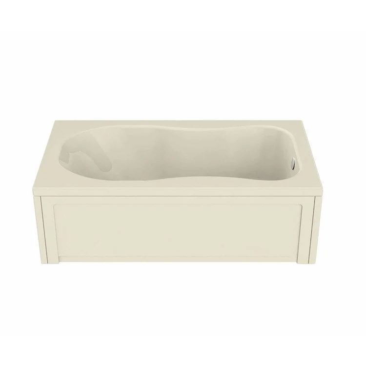 Tub Topaz 60 x 36 Inch Alcove End Bone Acrylic