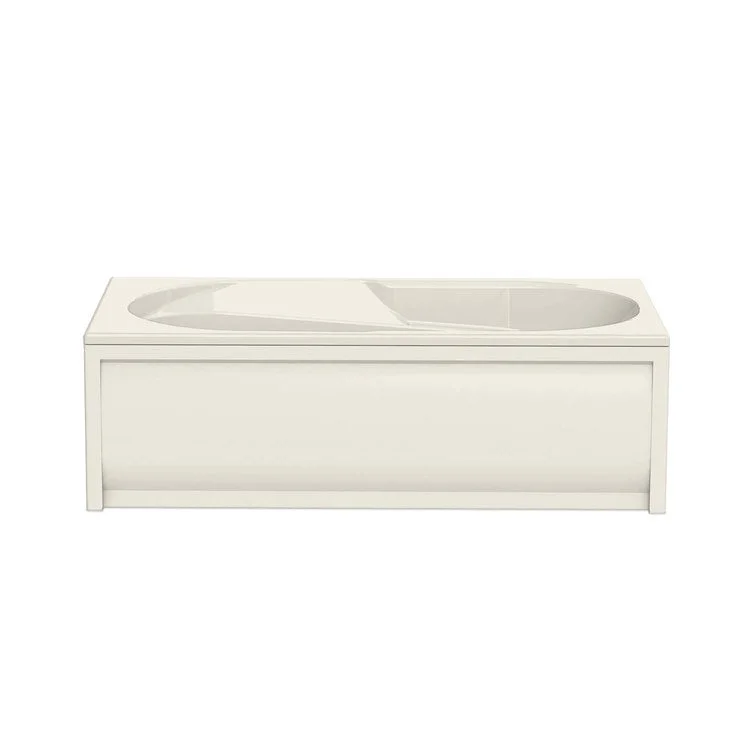 Tub Baccarat 72 x 36 Inch Alcove End Biscuit Acrylic