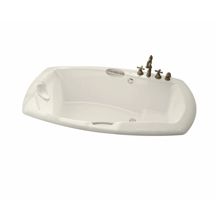 Tub Release 66L x 36W Inch Drop-In Center Biscuit Acrylic