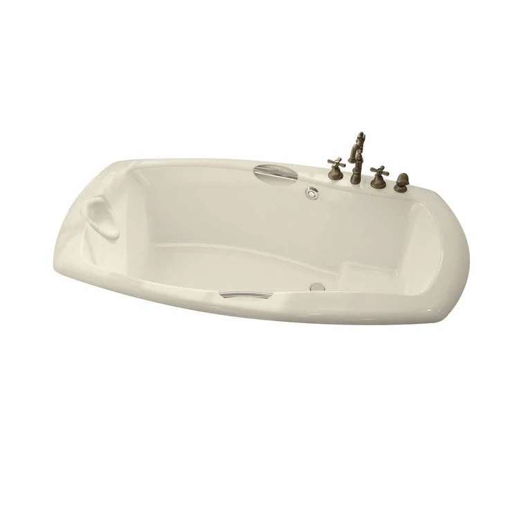 Tub Release 66L x 36W Inch Drop-In Aerofeel Center Bone Acrylic