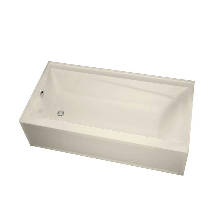 Tub New Town 60L x 30W Inch Alcove Left Hand Bone Acrylic