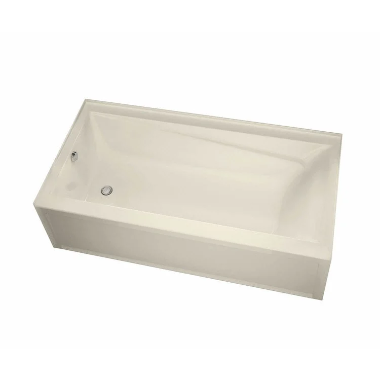 Tub Exhibit 60L x 30W Inch Alcove Left Hand Bone Acrylic