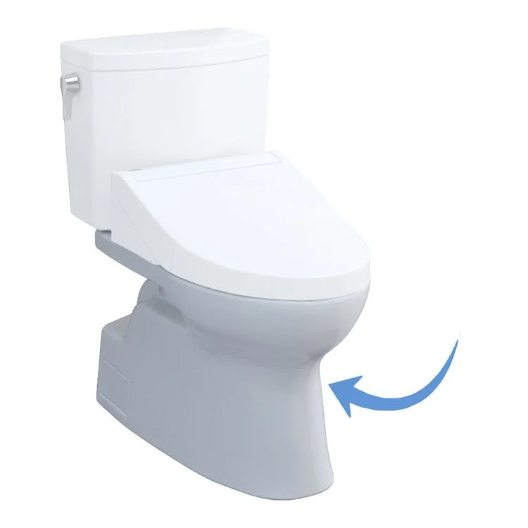 Toilet Bowl Vespin II Elongated Washlet Ready Cotton ADA