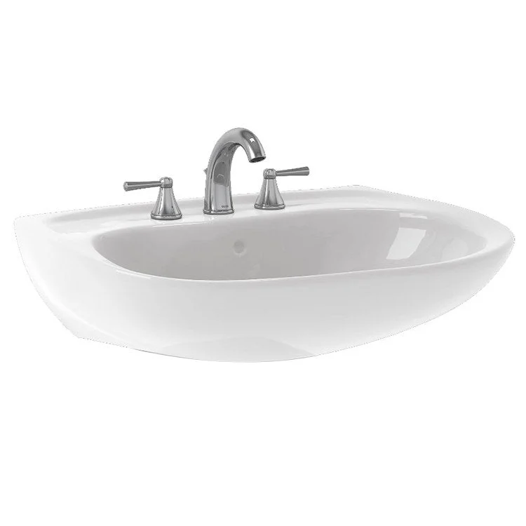 Prominence Wall-Mount Bathroom Sink with Three Holes