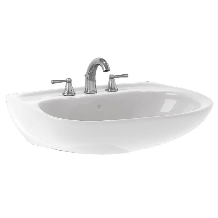 Prominence Wall-Mount Bathroom Sink with Three Holes