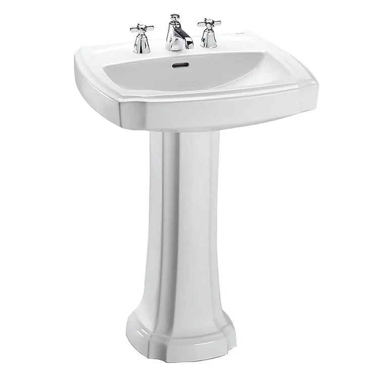 Guinevere 24-3/8 Pedestal Sink with Three Holes